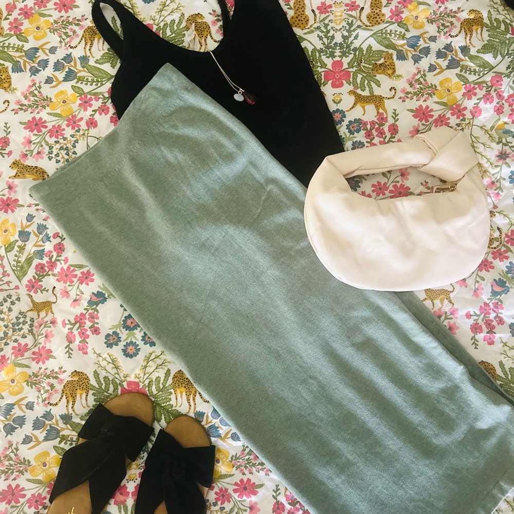 Elegant Green Skirt